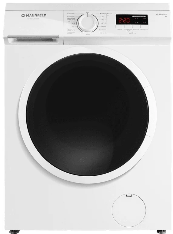 Стиральная машина Maunfeld MFWM127WH05 белая купить,NaN