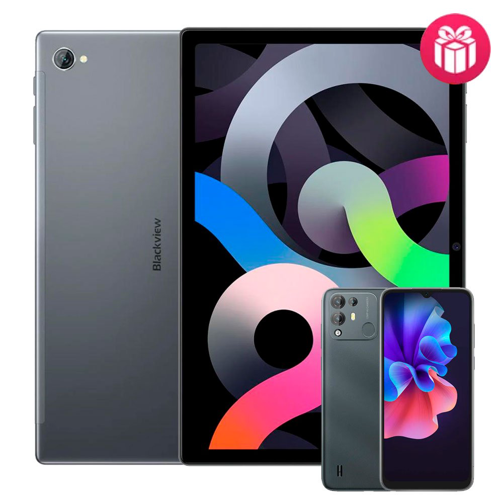 Планшет Blackview Tab 15 Pro 10.5" 8/256Gb Space Gray + Смартфон Blackview A55 Pro 4/64GB Black купить,NaN