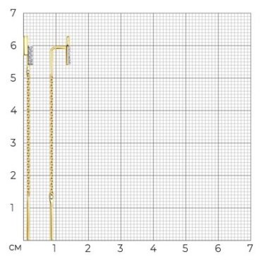 Серьги-цепочки SOKOLOV 027184-2 вес 0.95 г золото, фианит купить,98199