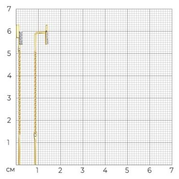 Серьги-цепочки SOKOLOV 027184-2 вес 0.95 г золото, фианит купить,98199
