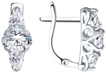 SOKOLOV 94022296-1_89 серебро, фианит Swarovski купить,13999