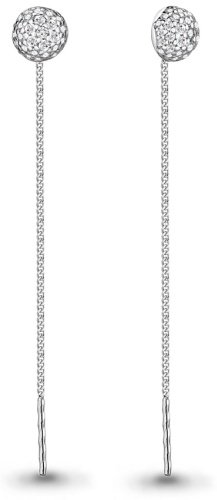 Серьги AQUAMARINE 41030А вес 1.75 г серебро, фианит купить,18837