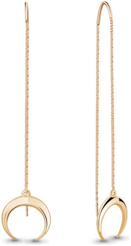 Серьги-цепочки AQUAMARINE 34181 вес 2.03 г серебро, без вставок купить,17314