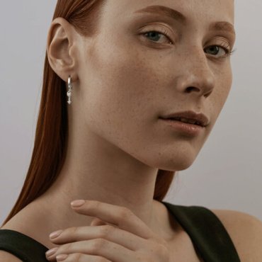 Моносерьга SOKOLOV 94170146 вес 1.26 г серебро, фианит купить,11397