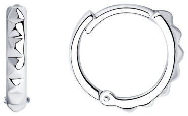 Серьги SOKOLOV 94025117 вес 1.79 г серебро, без вставок купить,13338