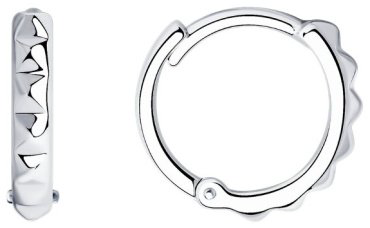 Серьги SOKOLOV 94025117 вес 1.79 г серебро, без вставок купить,13338