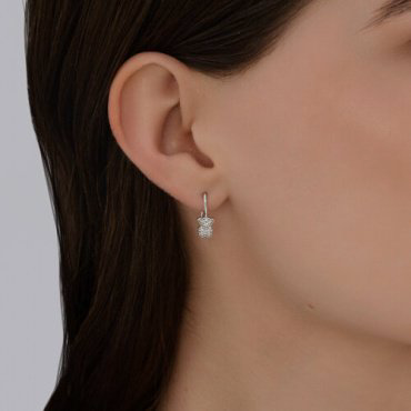 Серьги SOKOLOV 94026917 вес 1.12 г серебро, фианит купить,8003