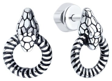 Серьги Diamant S95-122-02293-1D вес 2.12 г серебро, без вставок купить,9450