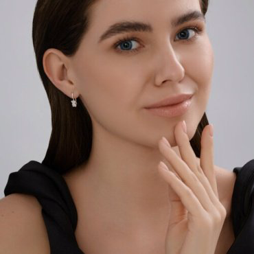 Серьги SOKOLOV 94026917 вес 1.12 г серебро, фианит купить,8003