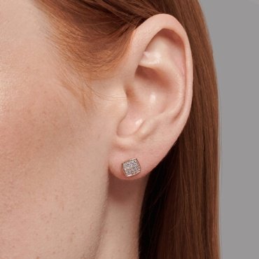 Пусеты Diamant 51-122-02243-1 вес 1.1 г золото, фианит купить,120633