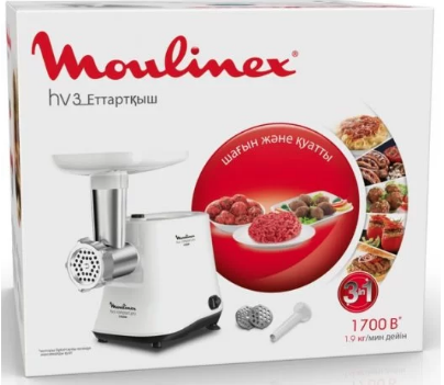 Мясорубка Moulinex ME301132 белая купить,46990