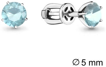 AQUAMARINE 44037101Н серебро, стекло купить,13159
