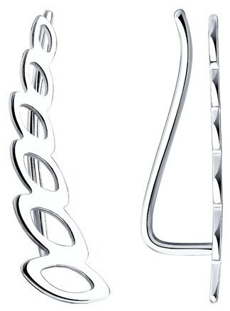 Серьги SOKOLOV 94021862 вес 0.87 г серебро, без вставок купить,5887