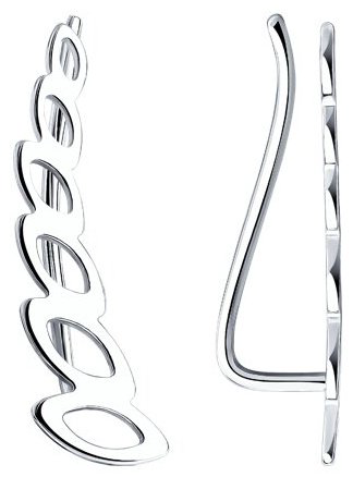 Кафф SOKOLOV 94021862 вес 0.9 г серебро, без вставок купить,6299