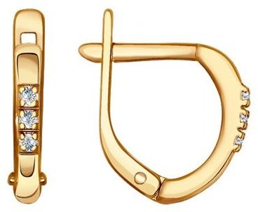 Серьги SOKOLOV 93020024-sk19 вес 1.48 г серебро, фианит купить,9908