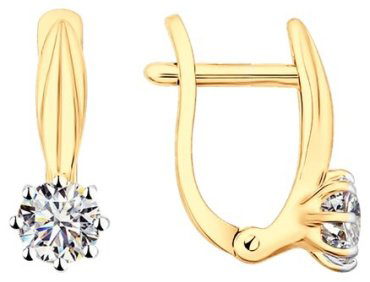 Серьги SOKOLOV 93022367 вес 1.98 г серебро, фианит купить,12466