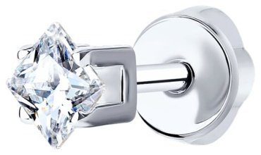 Кафф SOKOLOV 94170004 вес 0.59 г серебро, фианит купить,8123
