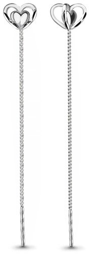 Серьги AQUAMARINE 30810 вес 1.16 г серебро, без вставок купить,11774