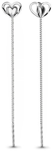 Серьги AQUAMARINE 30810 вес 1.16 г серебро, без вставок купить,11774