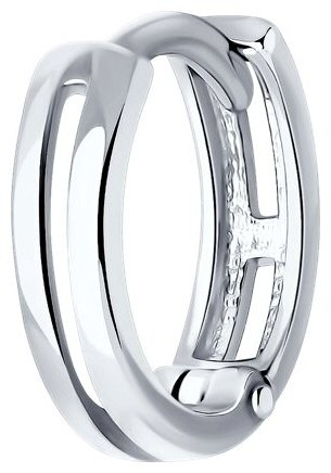 Моносерьга SOKOLOV 94170277 вес 0.79 г серебро, без вставок купить,7109