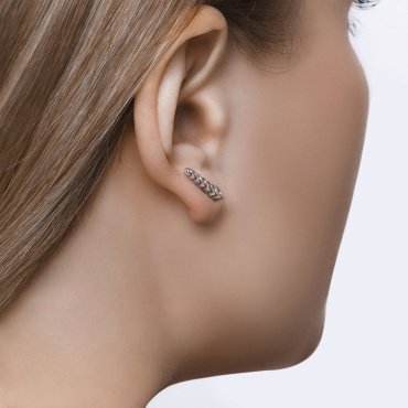 Серьги SOKOLOV 94021653 вес 1.99 г серебро, фианит купить,9696