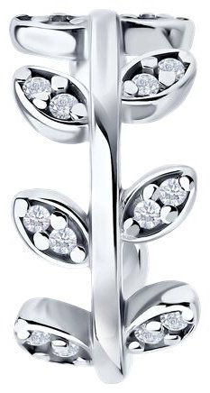 Моносерьга SOKOLOV 94170366 вес 1.21 г серебро, фианит купить,7563
