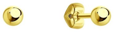 Пусеты Diamant 53-122-01932-2 вес 0.96 г золото, без вставок купить,112193