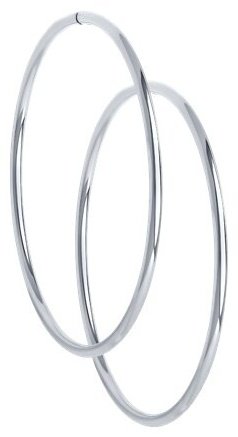 Серьги Diamant 94-124-01723-1 вес 2 г серебро, без вставок купить,10389