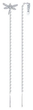 Серьги SOKOLOV 94026852 вес 1.97 г серебро, фианит купить,8598