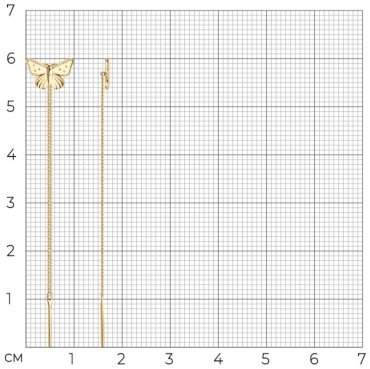 Серьги-цепочки SOKOLOV 022412 вес 1.12 г золото, без вставок купить,NaN