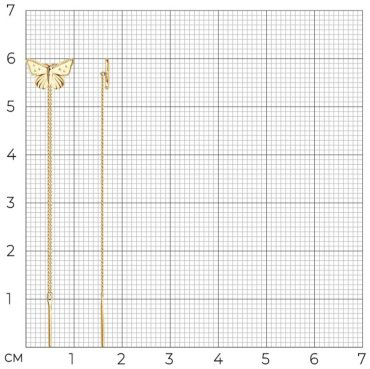 Серьги-цепочки SOKOLOV 022412 вес 1.12 г золото, без вставок купить,NaN