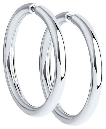 Серьги Diamant 94-124-01718-1 вес 0.71 г серебро, без вставок купить,5483