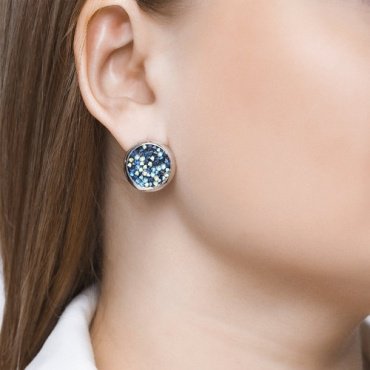 Серьги SOKOLOV 94022682 вес 6.9 г серебро, кристалл Swarovski купить,82215