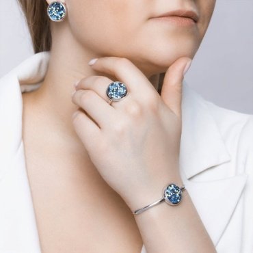 Серьги SOKOLOV 94022682 вес 6.9 г серебро, кристалл Swarovski купить,82215