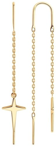 Серьги-цепочки SOKOLOV 93021181-sk238 вес 1.78 г серебро, без вставок купить,15876