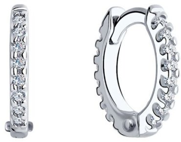 Серьги SOKOLOV 94025998 вес 1.19 г серебро, фианит купить,NaN