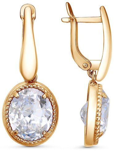 Серьги Красная пресня 33812771 вес 8.01 г серебро, фианит купить,41040