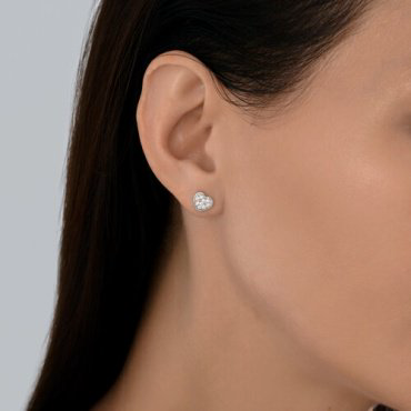 Серьги Diamant 94-122-02295-1_s вес 1.81 г серебро, фианит купить,12200