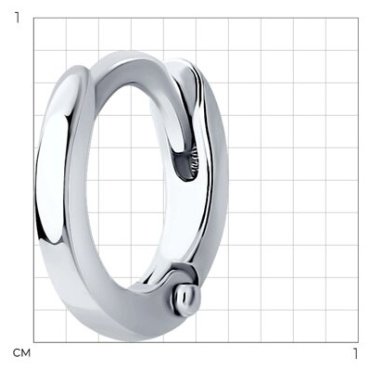 Серьги SOKOLOV 94170255 вес 0.33 г серебро, без вставок купить,NaN