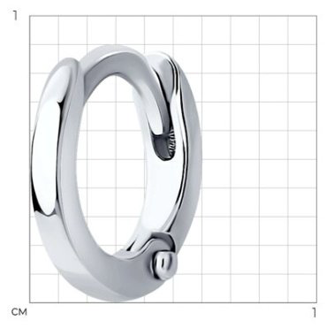 Серьги SOKOLOV 94170255 вес 0.33 г серебро, без вставок купить,NaN