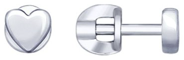 Серьги SOKOLOV 94022972 вес 1.17 г серебро, без вставок купить,7400