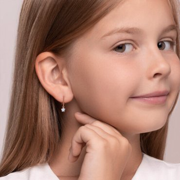 Серьги SOKOLOV 029946 вес 1.43 г золото, эмаль купить,157305