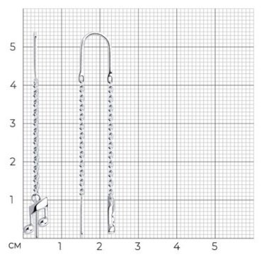 Серьги-цепочки SOKOLOV 94024313 вес 1.91 г серебро, без вставок купить,NaN