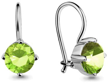 Серьги AQUAMARINE 46071101З вес 1.52 г серебро, стекло купить,19494