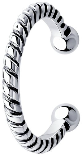 Моносерьга SOKOLOV 95170011 вес 50 г серебро, без вставок купить,NaN