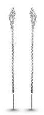 AQUAMARINE 45486А-aq24 0.84 г серебро, фианит купить,17442