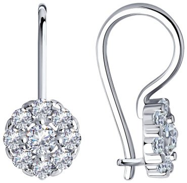 Diamant 94-120-00677-1 1.76 г серебро, фианит купить,10125