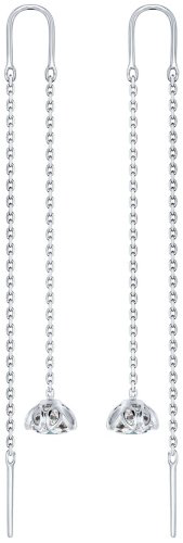 Серьги-цепочки SOKOLOV 94025666 вес 2.74 г серебро, фианит купить,13338