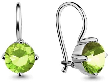 Серьги AQUAMARINE 46071101З вес 1.52 г серебро, стекло купить,9696