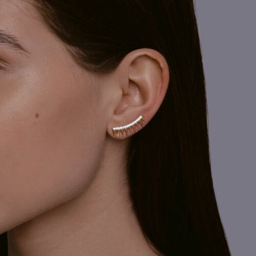 Кафф Diamant 93-120-02102-2 вес 1.69 г серебро, фианит купить,NaN